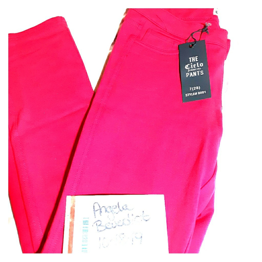 Hot pink cielo jeans